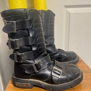 Harley-Davidson Black Leather Men's Boots has wear see pics